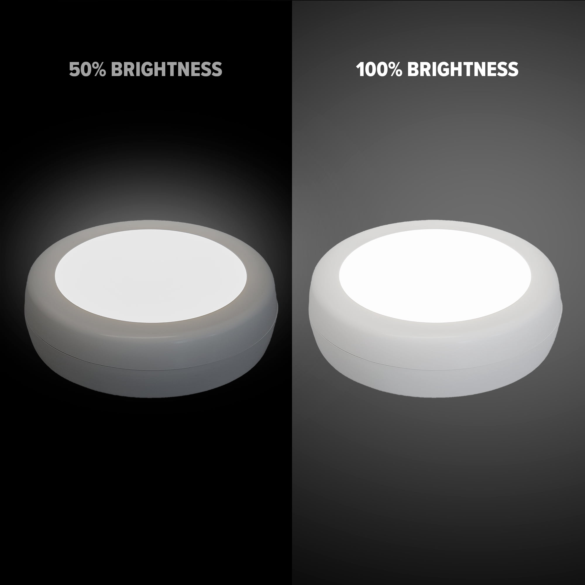 Westek BL-PCCT-W6 Adjustable White LED Puck Light with Remote and Batteries - 6 Pack