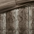 thumbnail image 4 of Madison Park Zuri 4PC Faux Fur Comforter Set, Full/Queen - Brown, Adult, All-Season, 4 of 4