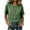 #0115-Green, variant on Women's Short Sleeve Tops Round Neck Button Casual Basic T-Shirts for Daily Errs Casual Wear
