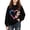 Black, variant on Spazoro Girls Pullover Hoodie, Hooded Long Sleeve Graphic Print Pockets Relaxed Fit Fall Casual Sweatshirt for Kids Pink Size 5-6