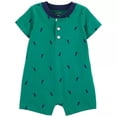 thumbnail image 3 of Carter's Boys Toddler 2 Piece Snap Closure Cotton Bodysuit Set (Green/Blue, 12M), 3 of 3