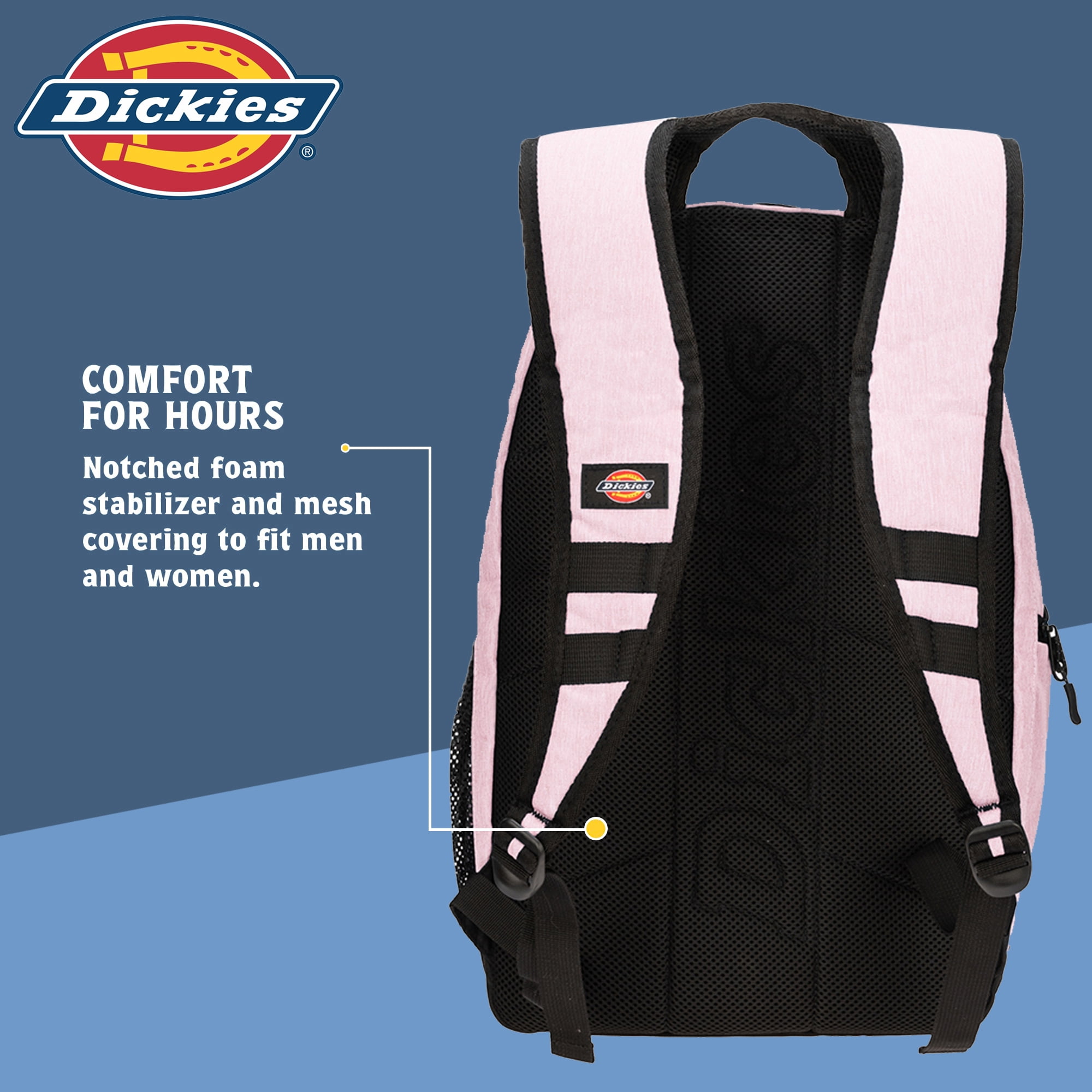 Dickies Water-Resistant Laptop Backpack for College - Durable & Comfortable 15.6 Inch Commuter Campus Bag