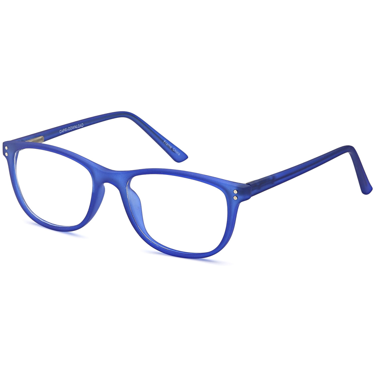 Unisex Eyeglasses 49 18 135 Blue Plastic - Walmart.com