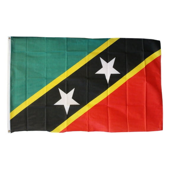 St. Kitts and Nevis - 3'X5' Polyester Flag