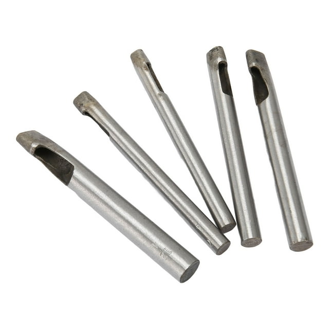 Perforadora De Cuero Con Forma Ovalada, 6x4mm, 7x4mm, 8x4mm, 10x4mm, 12x4mm, Herramienta Perforadora De Cuero De Acero De Alta Dureza Para Lienzo De Goma, 5 Uds.