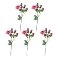 thumbnail image 1 of Claveles de flores simuladas, arreglos realistas, arreglo morado al por mayor Rosado, 1 of 9