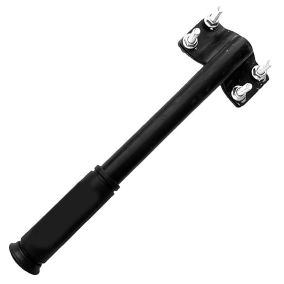 DRAFIDEEP Black Bike Seats Armrest, Iron Anti-Skid Safety Handle for Rear Saddle Support