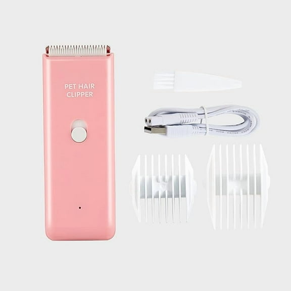 Dog Cat Home Hair Waterproof Clipper Portable Electric USB Rechargeable Pet Grooming Tools Low Noise Shaver Cordless Trimmer for Small and Large Pets