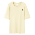 thumbnail image 4 of T Shirts for Men 2026 Summer Casual Short Sleeve Crewneck Pineapple Printed Tee Shirt Streetwear, 4 of 4