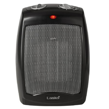 Lasko Ceramic Heater With Adjustable Thermostat Tabletop Or Under