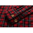 thumbnail image 6 of SSLR Youth Big Boys Flannel Shirts Casual Long Sleeve Button Down Plaid Shirts with Pocket, 6 of 8