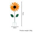 thumbnail image 4 of Estaca giratoria para patio, manualidades, giradores de viento de girasol, decoración de jardín al aire libre Likrtyny Libre de BPA, 4 of 9