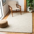 thumbnail image 2 of SAFAVIEH Micro-Loop Aspen Geometric Area Rug, Light Grey/Ivory, 5' x 5' Square, 2 of 11