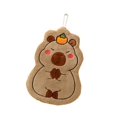thumbnail image 1 of simhoa Capybara Hanging Hand Towel Cute Animal Hand Towels for Floor Glass Bathroom persimmon pattern, 1 of 8