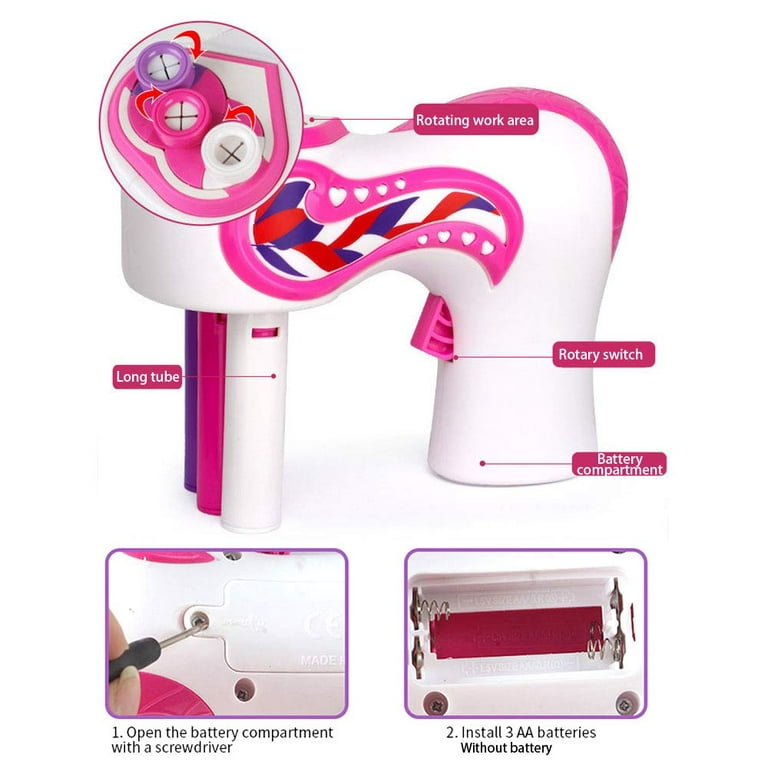  FIGHTART Automatic Hair Braider Hair Twister Twist Hair USB  Electric Braiding Machine DIY Magic Roller Styling Tool Styler : Beauty &  Personal Care