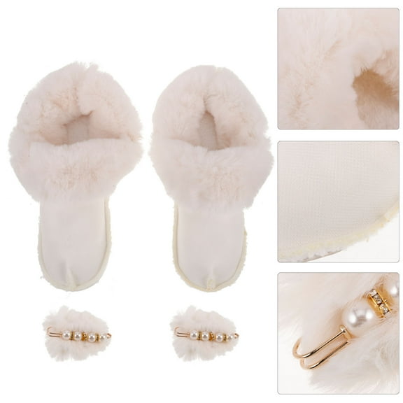 LOLIPPYY 1 Pair Clog Inserts Shoes Liner Faux Windproof For Outdoor Activities