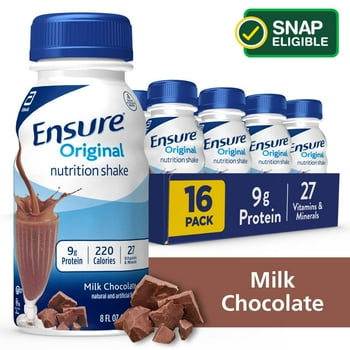 Ensure Original tional Drink, Milk Chocolate, 8 fl oz, 16 Count