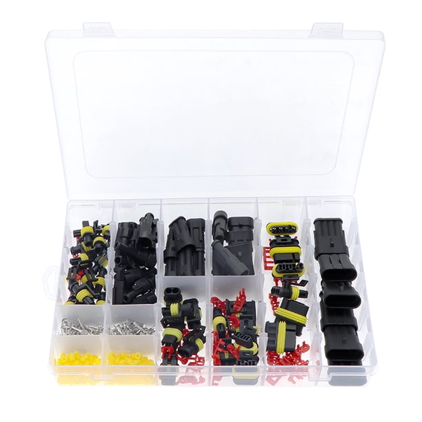 408 PCS Wateresistance Car Electric Cable Connector Terminal Plug Kit