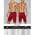 thumbnail image 5 of Arjen Kroos Mens Underwear Long Leg Boxer Briefs Shapewear for Men,4pack, 5 of 11