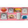 thumbnail image 1 of Kit de 4 Moldes Para Gelatina en Forma de Rehilete, Rosca, Panal y Gusano Hechos de Plástico, 1 of 6