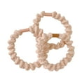 thumbnail image 1 of Bandas de goma Qarigey Cuerda para el cabello 3 uds verde violeta claro Rosa color crema Negro, 1 of 6