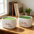 thumbnail image 6 of hulanddfd Plants Pots Set - 2 Pack Plastic Planters, Round Thickened Flowerpot with Drainage Holes Modern Decorative Gardening Containers for Indoor Outdoor, 6 of 7