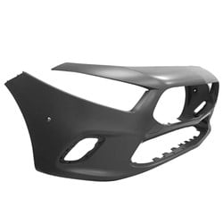 BUMPER FR PRIMED W/2 SENSOR/TOW HOOK HOLE COVER W/O CAMER W/AMG REPLACEMENT FOR MERCEDES A220 2022 PARTSLINK NUMBER MB1000597