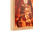 thumbnail image 3 of ArtToFrames 12" x 16" Cherry Wood Picture Frame, 12x16 inch Brown Wood Poster Frame (WOM-4880), 3 of 7