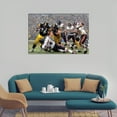 thumbnail image 4 of American Football Jerome Bettis Vs Brian Urlacher Canvas Poster Wall Art Picture Prints Hanging Photo Gift Decor Home Posters Artworks 16x24inch(40x60cm), 4 of 6