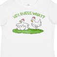 thumbnail image 4 of Inktastic Hey, Guess What? Chicken Butt Boys or Girls Toddler T-Shirt, 4 of 5