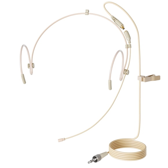 J K Professional Headset/Headworn Microphone MIC-J 071S Compatible avec Système Sans Fil Sennheiser - Micro Omnidirectionnel - Super