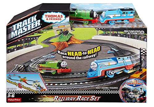 trackmaster railway race set instructions