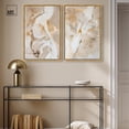 thumbnail image 3 of Golden Luxe Abstract Duo 2 Panel Set Canvas Print Gold Wall Art by Art Remedy, Gold Frame, 20 x 30, 3 of 6