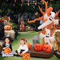 thumbnail image 3 of Gymax 8'  Inflatable Halloween Dead Tree Blow Up Ghost w/Built-in LED Lights, 3 of 10