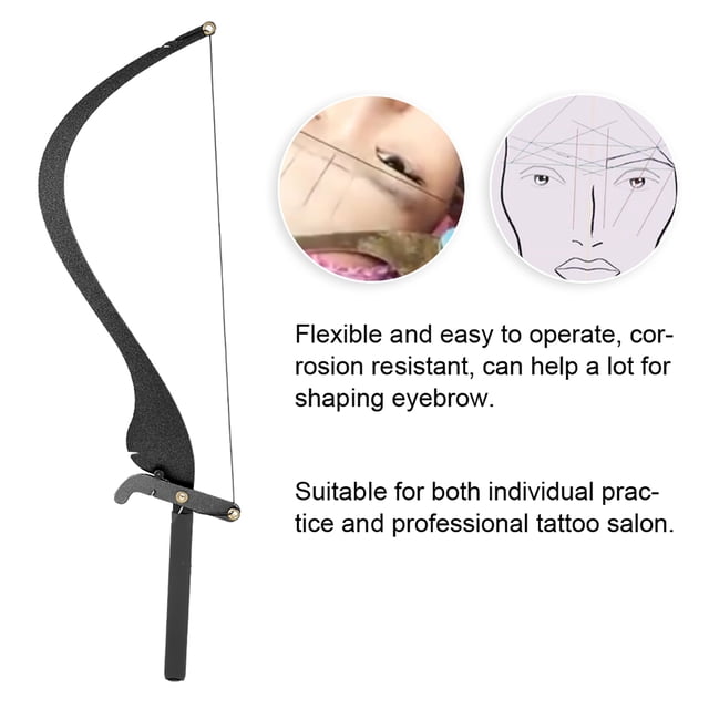 Regla del Marcador de Línea de Cejas, La Regla del Marcador de Microblading Herramienta de Tatuaje de Cejas Ergonímico para El Salón de Tatuajes