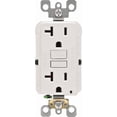 thumbnail image 2 of Leviton GFCI Receptacle in White — UL Listed for US Residential Electrical Code Compliance, Drop-in NEC-Standard Wiring, 2 of 2