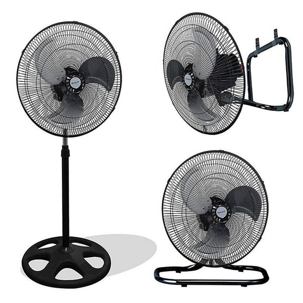 Commercial Electric 20 In 3 Speed High Velocity Floor Fan Sfc1 500b The Home Depot