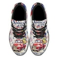 thumbnail image 2 of 4th Of July Shoes Truck America 1776 Print Sneakers Lightweight Comfortable Running Shoes for Men Women Black Size 8.5, 2 of 7