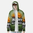 thumbnail image 2 of Kdxio Halloween night Print Women Men Sun Protection UPF 50+ Jackets Zip Up Long Sleeve Hoodie Hiking Lightweight with Pockets, 2 of 7