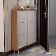 thumbnail image 4 of Zapatero ultrafino, puerta de entrada para el hogar contra la pared, cubo basculante estrecho, entrada, nuevo marco chino de madera maciza, nuevo 20, 4 of 4