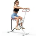 thumbnail image 5 of MERACH Squat Assist Trainer Foldable Squat Rider Machine for Glutes and Quads with 3 Tension Bands, 5 of 11