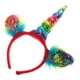 thumbnail image 4 of Niñas Iris Cuerno Diadema Con Lentejuelas Disfraz Disfraz 6 Colcomx Unicornio, 4 of 7