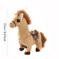 thumbnail image 2 of Interactive Plush Pony Toy - Realistic Walking Sound & Tail Wagging Motion, Animated Horse with Sound Effects, 2 of 3
