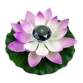 thumbnail image 1 of Floating Lotus Night Light LED Floating Flower Light Outdoor Patio Lamp Aquarium Violet, 1 of 9