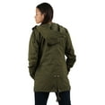 thumbnail image 4 of Hat and Beyond Women's Casual Hooded Satin Lined Anorak Jacket, 4 of 8