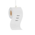 thumbnail image 3 of Personalized Toilet Paper Ornament - 2024 Christmas Ornament Toilet Paper, 2024 Quarantine Ornament, 2024 Pandemic Christmas Ornament, COVID Christmas - Toilet Paper Roll - Free Customization, 3 of 9