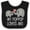 Black and White, variant on Inktastic My Poppop Loves Me Grandkids Boys or Girls Baby Bib