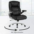 thumbnail image 6 of Dkelincs Big and Tall Office Chair 400 lbs Adjustable Heavy Duty Ergonomic Computer Desk Chair with Armrest, Black, 6 of 9