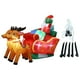 thumbnail image 5 of Papá Noel inflable gigante para exteriores, ideal para jardín, vacaciones y patio. 18 m, 5 of 9