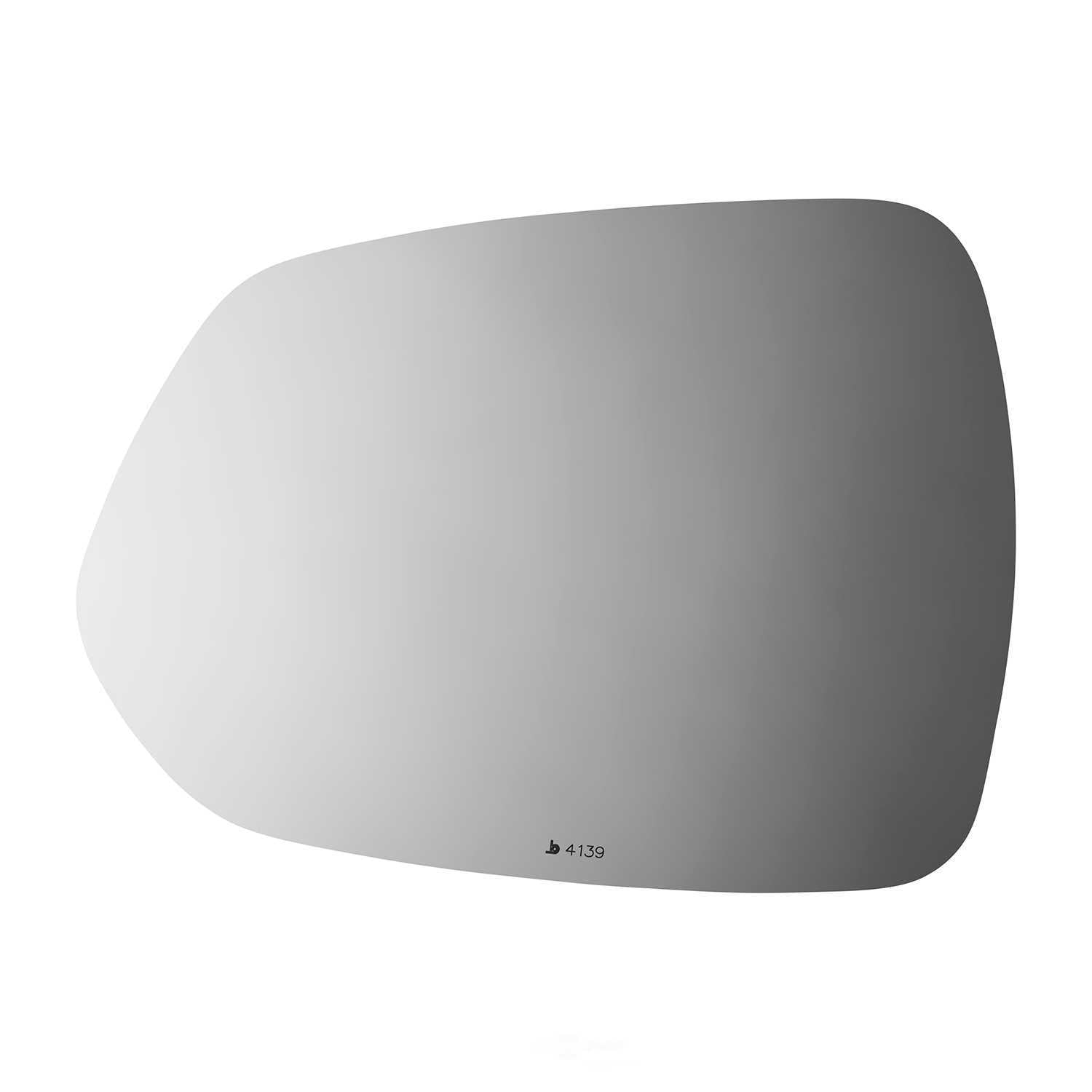 Burco Side View Mirror Replacement Glass - Clear Glass - 4139